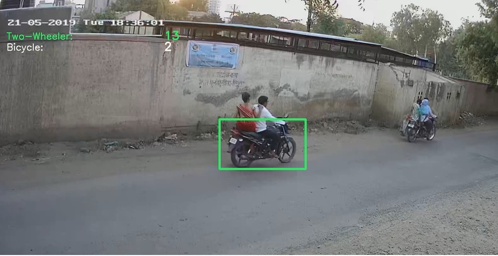 Object tracking/classification image